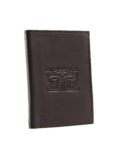 Levi's Vintage Two Horse Vertical, Portafoglio, Uomo, Marrone (Dark Brown), 2 X 13 X 10 Centimeters (W X H X L)