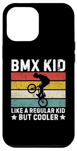 Custodia per iPhone 14 Pro Max Divertente BMX per bambini ragazzi uomini BMX Racing Off Road Bike Riders