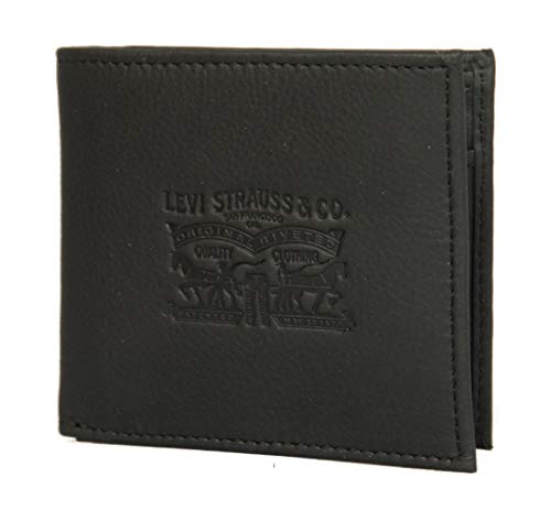 Levi's Vintage Two Horse Bifold, Portafoglio, Uomo, Nero (Regular Black), 2 X 10 X 11 Centimeters (W X H X L)