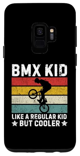 Custodia per Galaxy S9 Divertente BMX per bambini ragazzi uomini BMX Racing Off Road Bike Riders